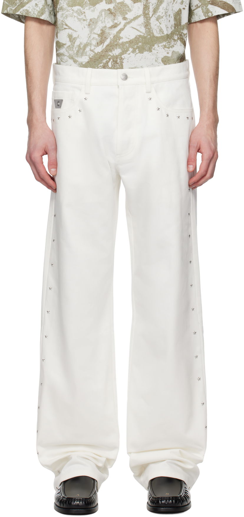 Джинси MISBHV MISBHV Star Jeans білий | 250M308