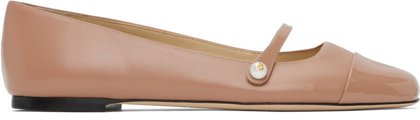 Кросівки та взуття Jimmy Choo Jimmy Choo Elisa Ballerina Flats Рожевий | ELISA FLAT PTZ