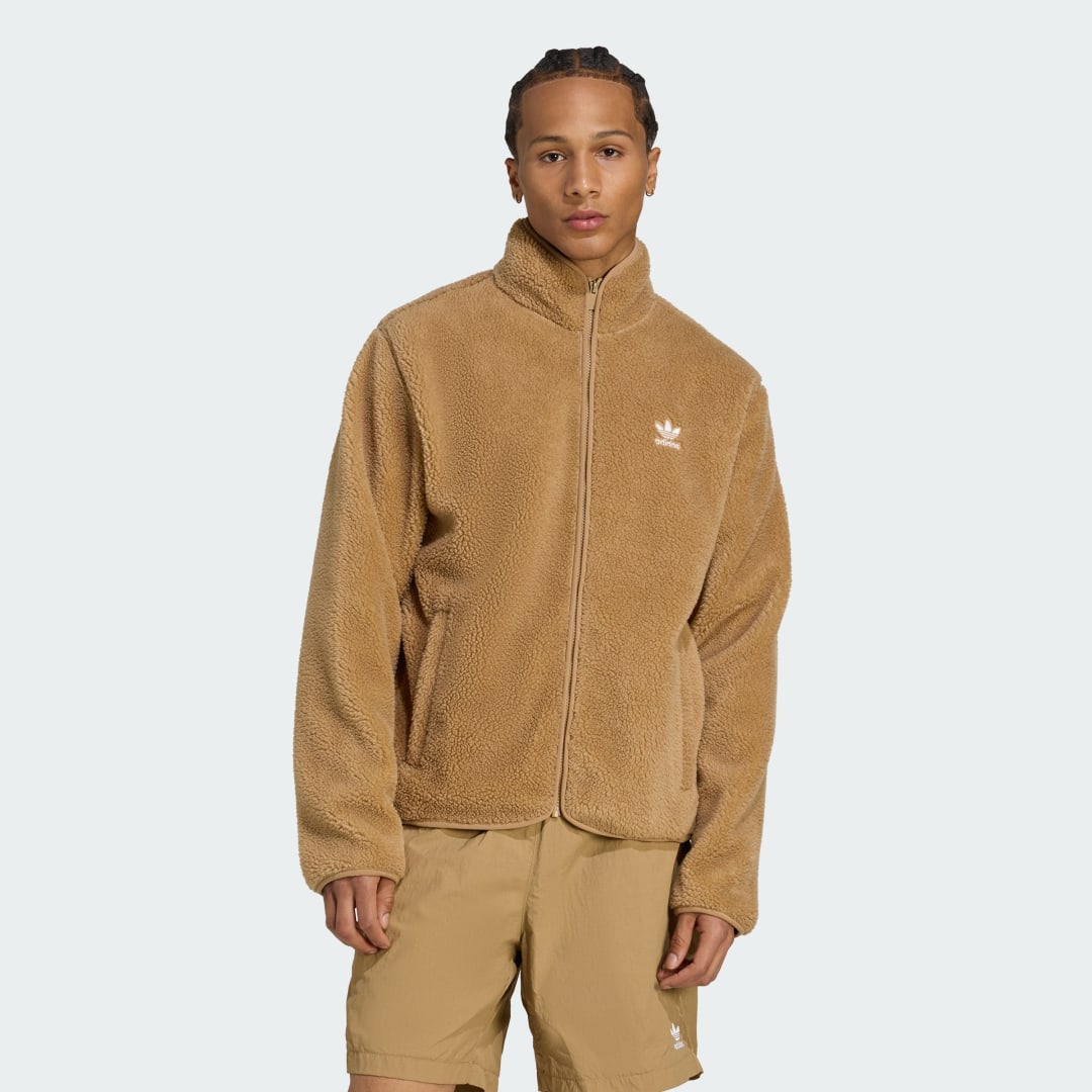 Куртка adidas Performance Essentials Teddy Fleece Jacket Коричневий | JW3530, 0