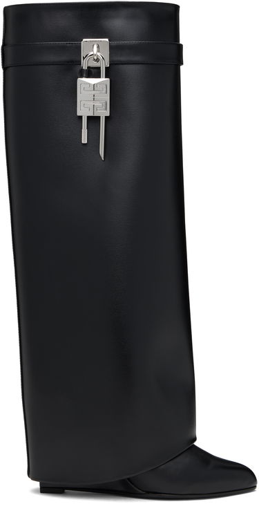 Одяг Givenchy Givenchy Shark Lock Tall Boots чорний | BE702XE1NG001, 0