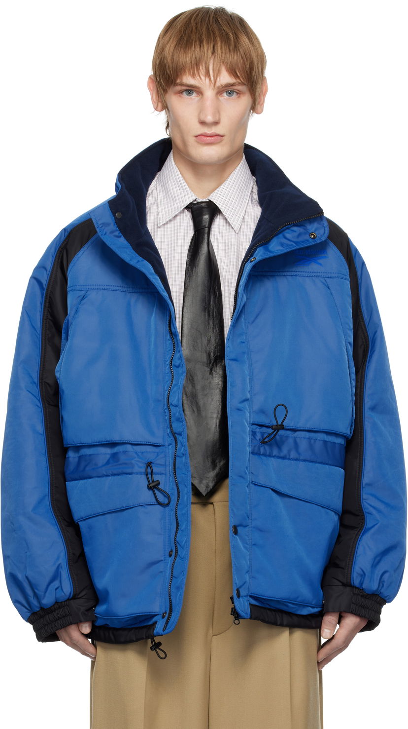 Пуховик HED MAYNER Oversized Utility Jacket Синій | RMEC002C99FAB0014510