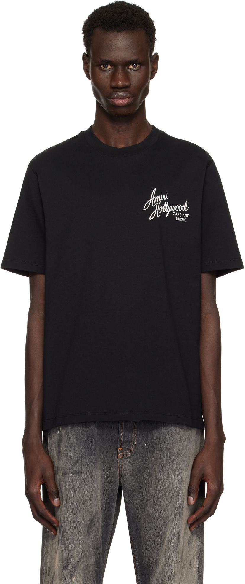 Футболка AMIRI Amiri Hollywood T-Shirt чорний | AMJYTE1163