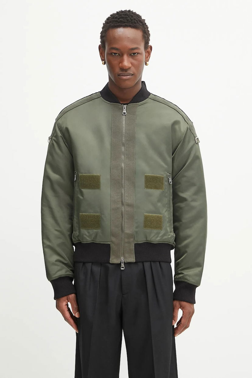 Куртка бомбер Andersson Bell Andersson Bell Flight Layered Washed Bomber Jacket Зелений | awa708m