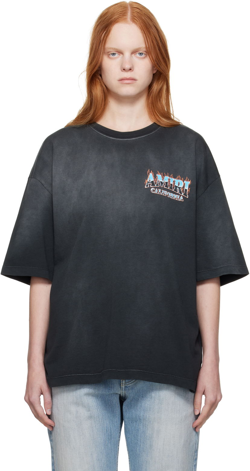 Футболка AMIRI AMIRI 'AMIRI' Sunny Place Oversized T-Shirt чорний | AWJYTE1069