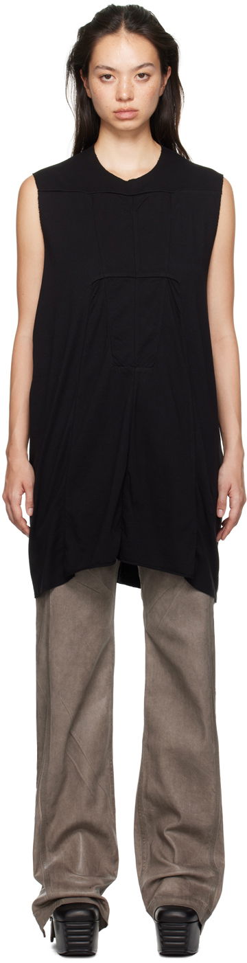 Безрукавка Rick Owens Luxor SL Tank Top чорний | DS02D2111 RNP