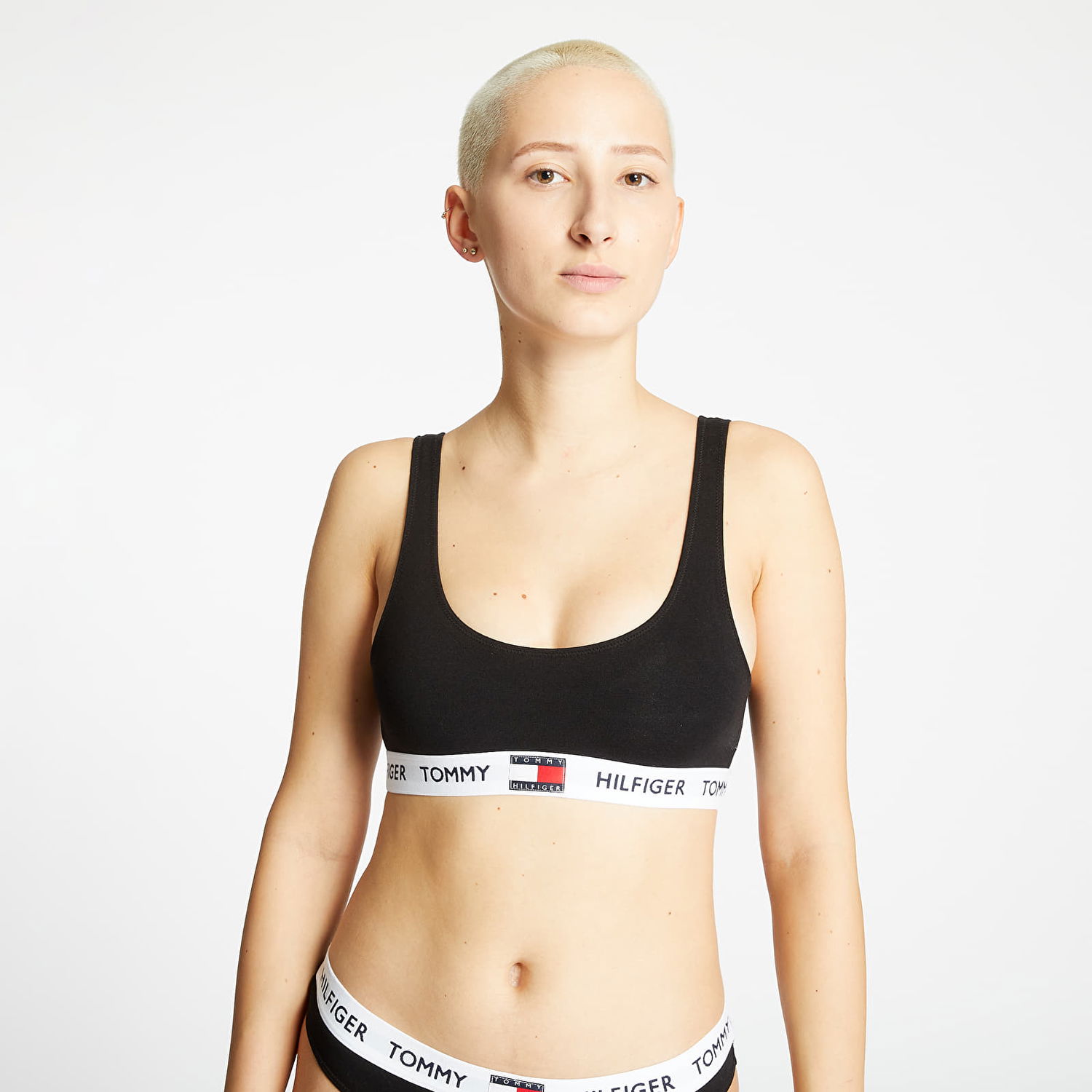 Бюстгальтер Tommy Hilfiger Bralette чорний | UW0UW02225 BDS, 0