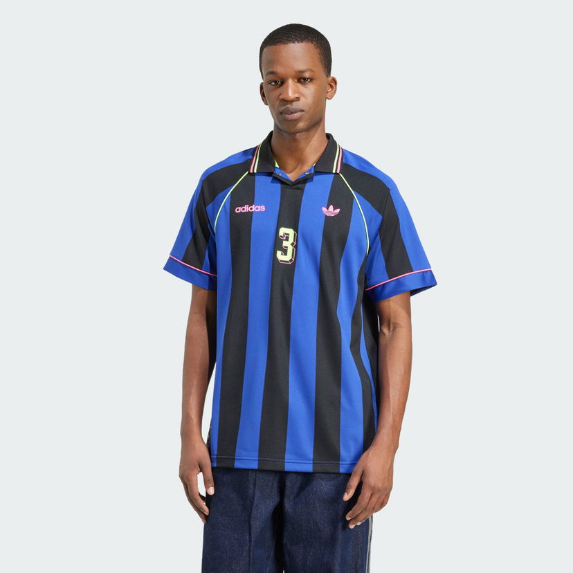 Джерсі adidas Performance Striped Soccer Jersey Синій | KD2307