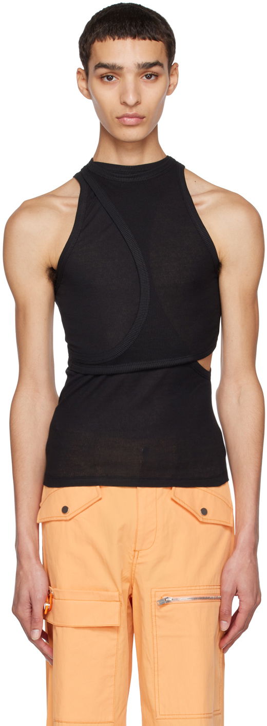 Безрукавка Dion Lee Modular Tank Top чорний | C3101R23