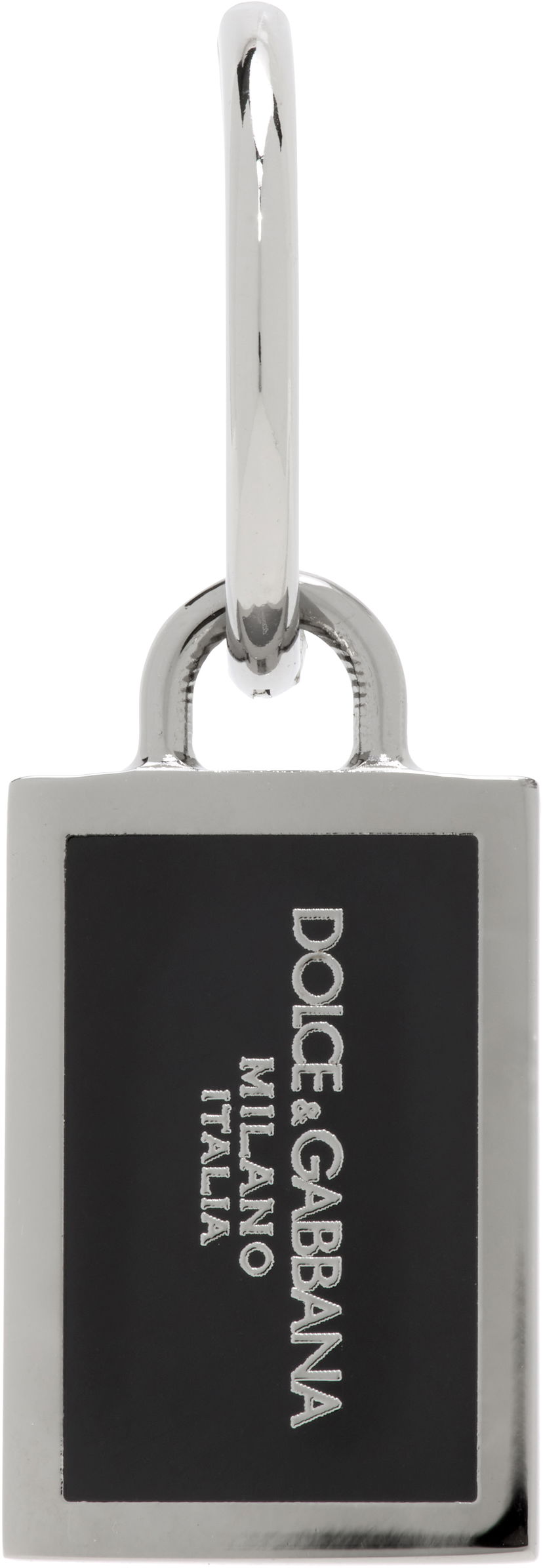 Брелоки Dolce & Gabbana Dolce & Gabbana Logo Plaque Single Earring Металік | WER1D2W1111