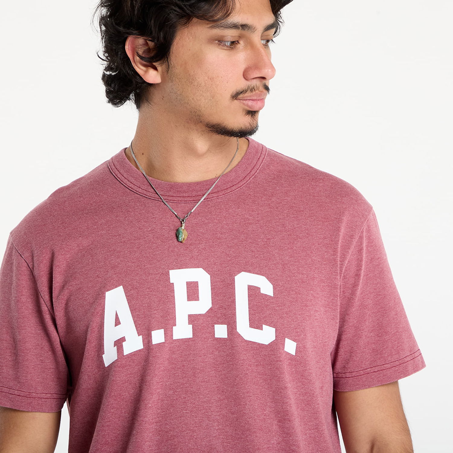 Футболка A.P.C. A.P.C. Marcus T-Shirt Бордовий | COHKV-H26537 GAV, 1