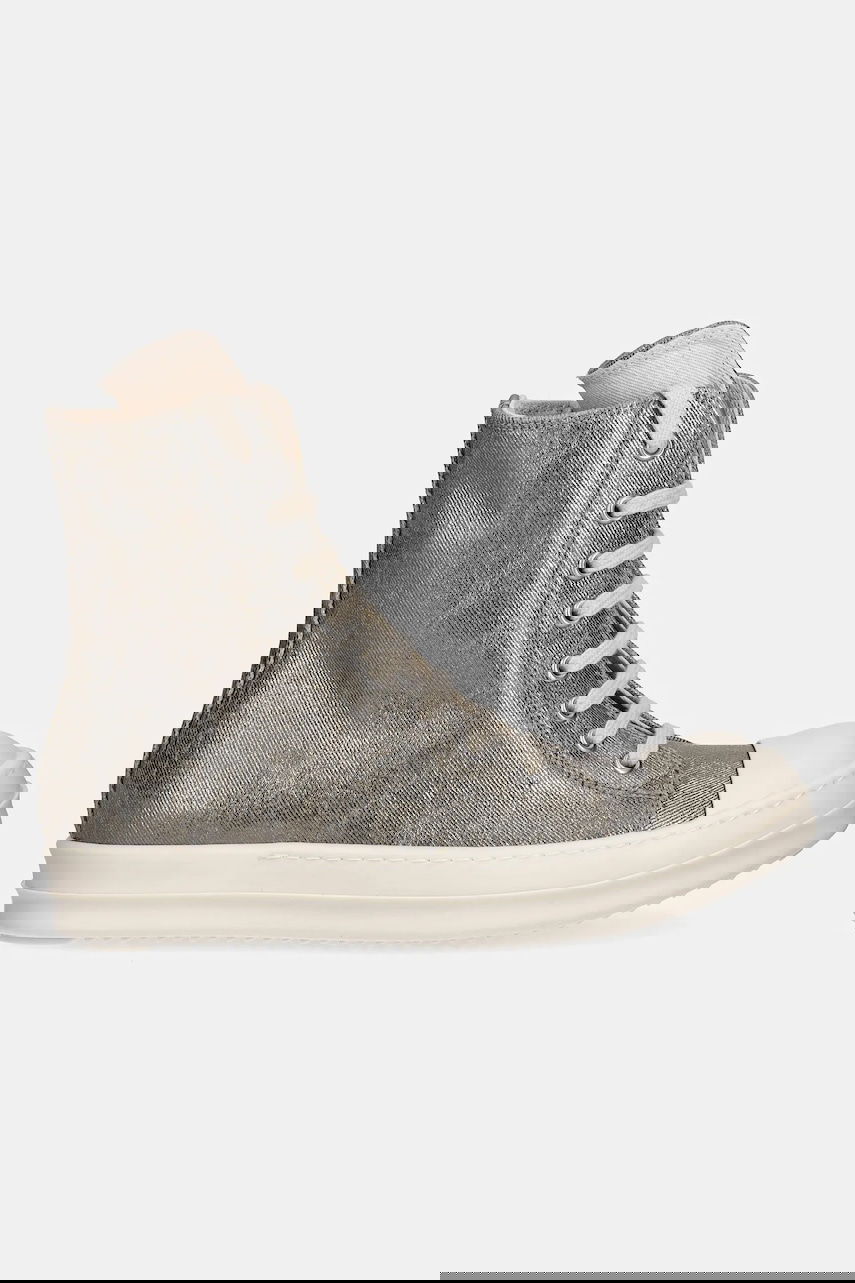 Кросівки та взуття Rick Owens Rick Owens DRKSHDW High-Top Металік | DS02E7800.DPF, 1