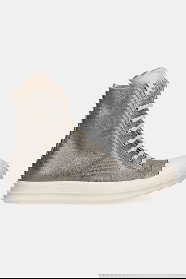 Кросівки та взуття Rick Owens Rick Owens DRKSHDW High-Top Металік | DS02E7800.DPF, 1