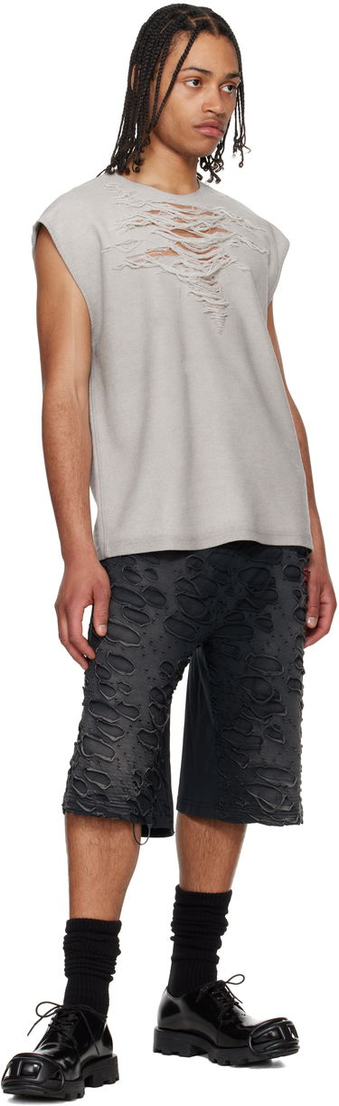 Безрукавка Diesel Diesel S-Rub-SL Distressed Tank Top Сірий | A19115-0PLAI-97C, 3