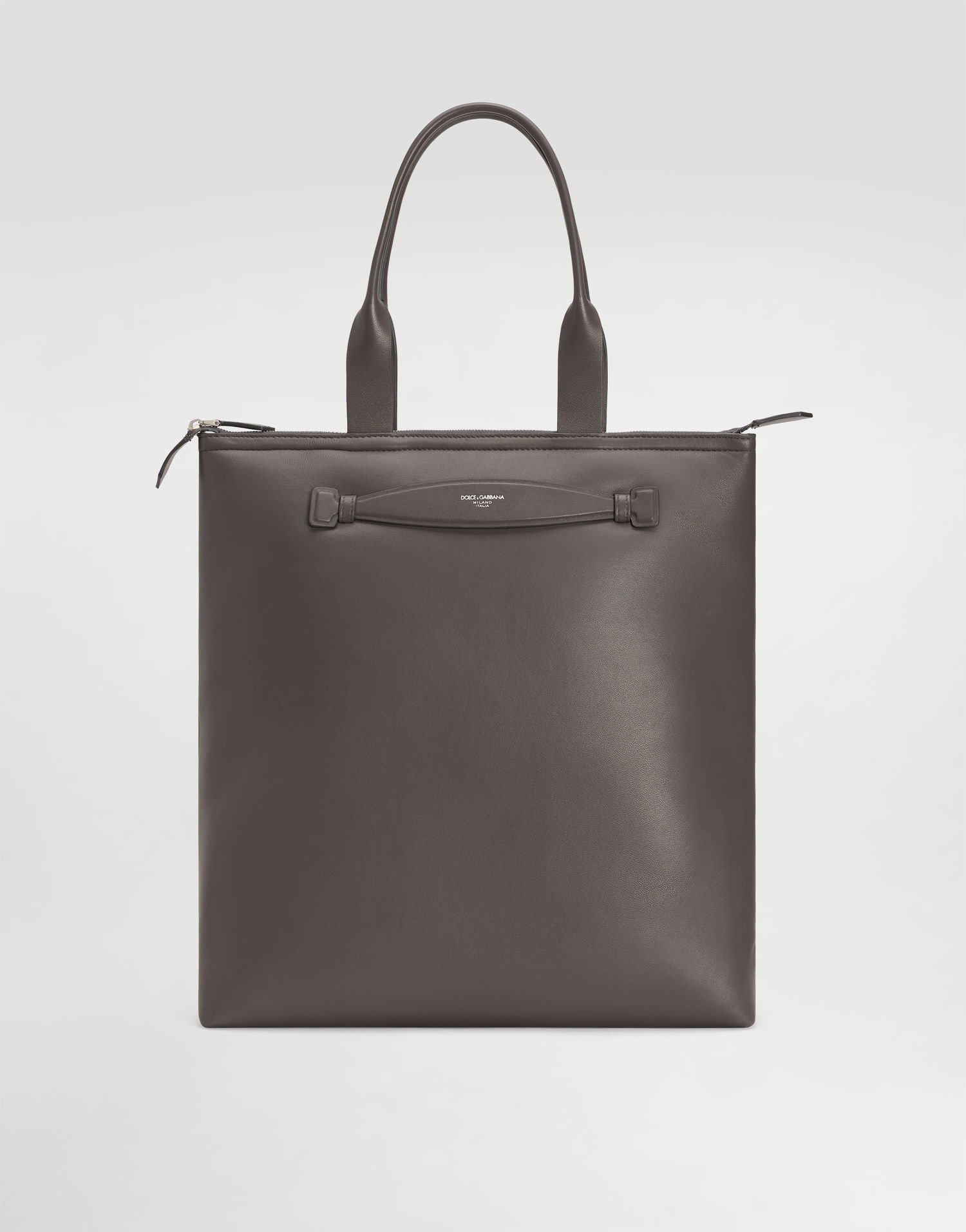сумка-тоут Dolce & Gabbana Dolce & Gabbana Nappa Leather Shopper Сірий | BM2415AF98480730, 0