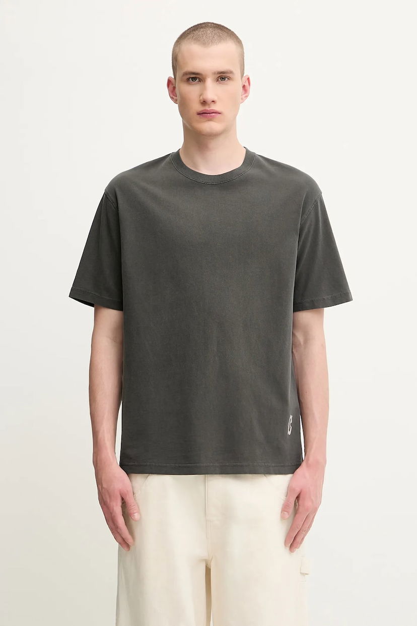 Футболка Samsoe Samsoe Samsoe Samsoe SASWIRL T-Shirt Сірий | U25200007