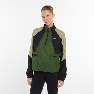 Вітровка New Balance Better Run Color Block Half-Zip Water Resistant Jacket Різнокольоровий | wo53206-gas, 2