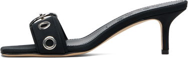 Догляд за взуттям Aeyde Aeyde Ilvy Eyelet Grosgrain Mules чорний | A11-HS-GAIS55TB188-SS25-800-069, 2