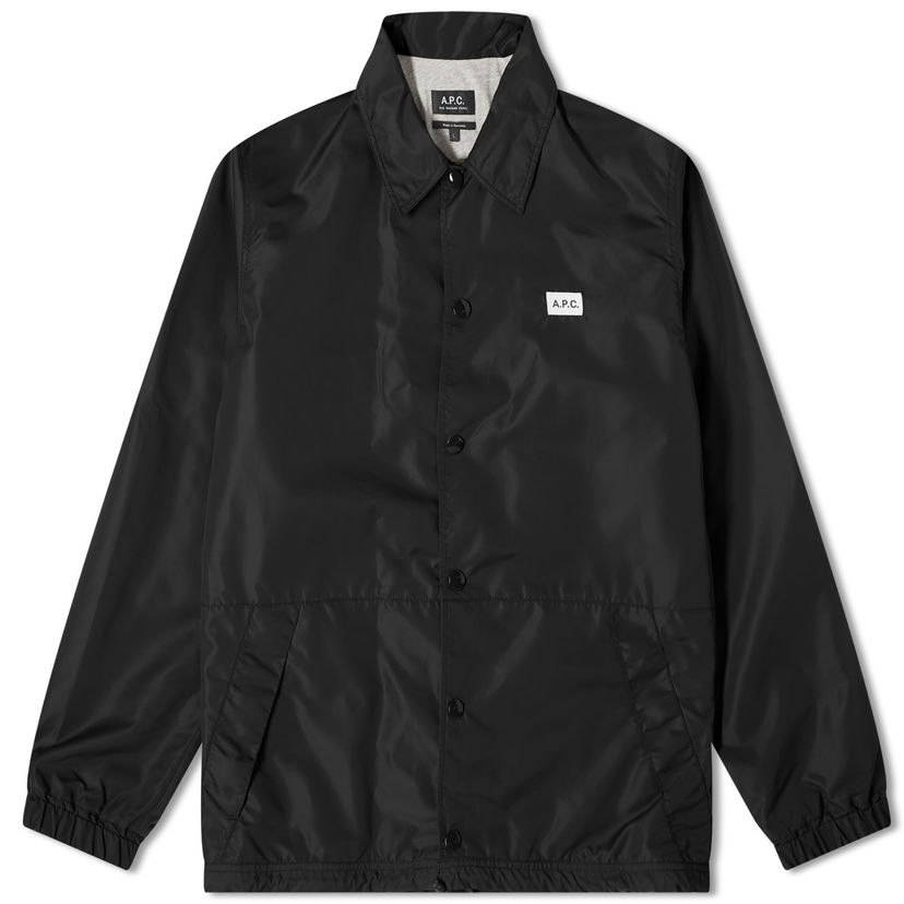 Куртка A.P.C. Aleski Coach Jacket чорний | PAAFA-H02739-LZZ
