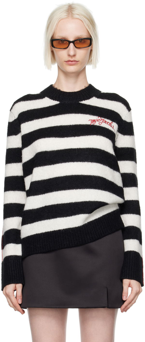 Cветр Marc Jacobs Marc Jacobs Striped Brushed Logo Sweater Різнокольоровий | 2F4RTP061K07