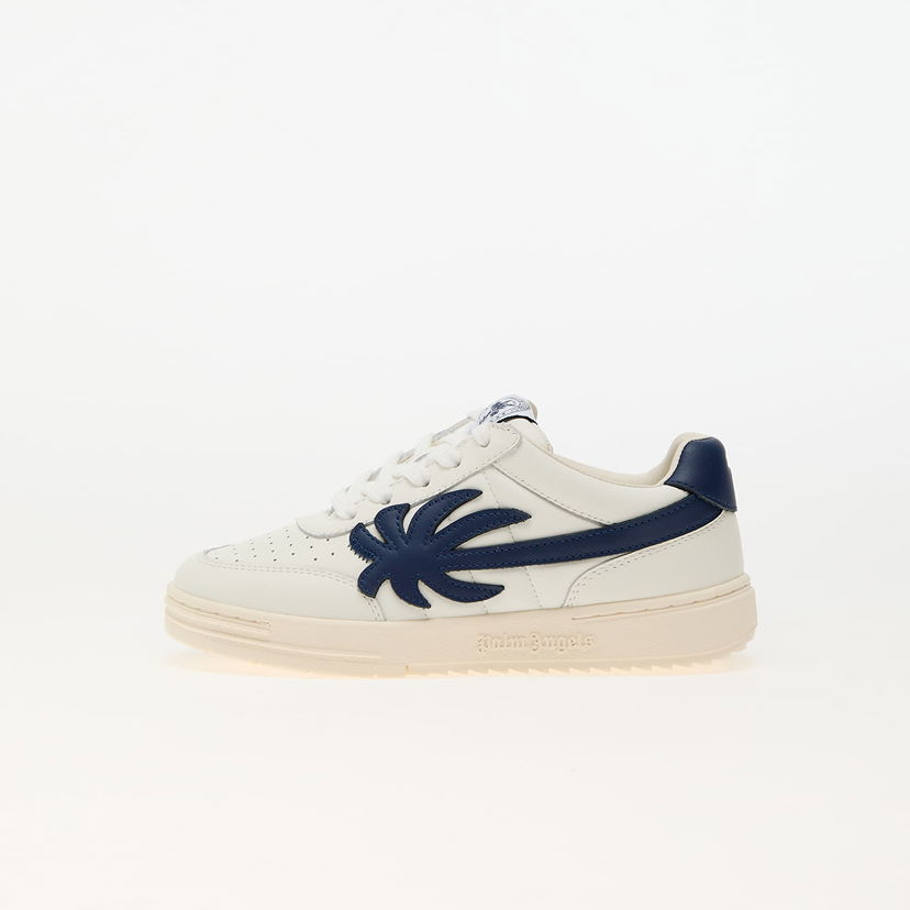 Кросівки та взуття Palm Angels Palm Beach University Calf Sn White Blue білий | PBIA015F24LEA0020149
