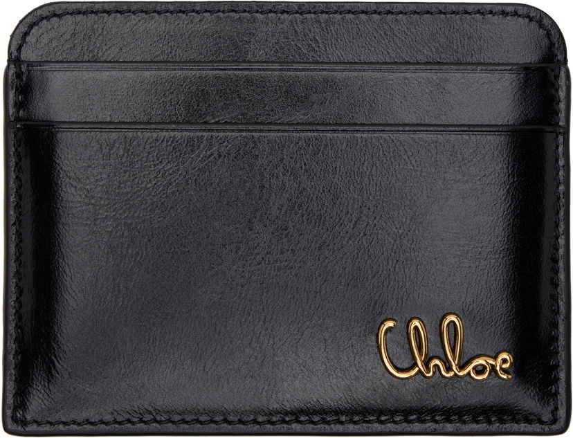 Гаманець CHLOÉ Chloe Iconic Card Holder чорний | CH25SP480O16