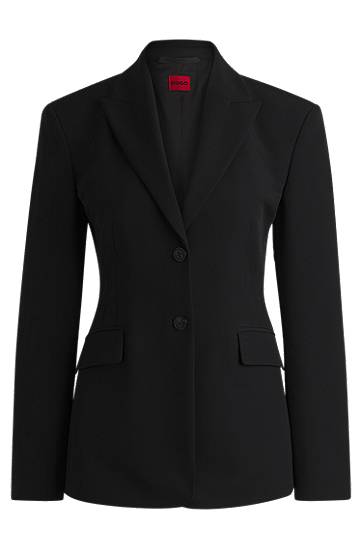 Куртка BOSS Stretch Regular-Fit Blazer чорний | 50533901