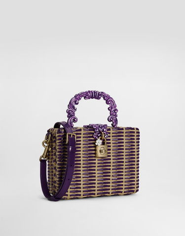 Сумочка Dolce & Gabbana Dolce & Gabbana Dolce Box Woven Handbag Фіолетовий | BB5970A9AC58S534, 2