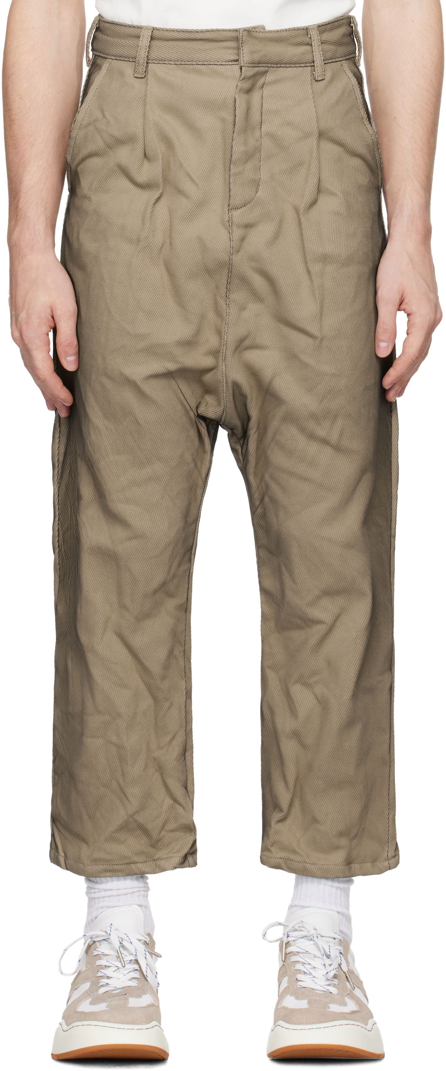 Штани карго ADER ERROR Trousers 69 бежевий | BN01FWBT0106BG, 0