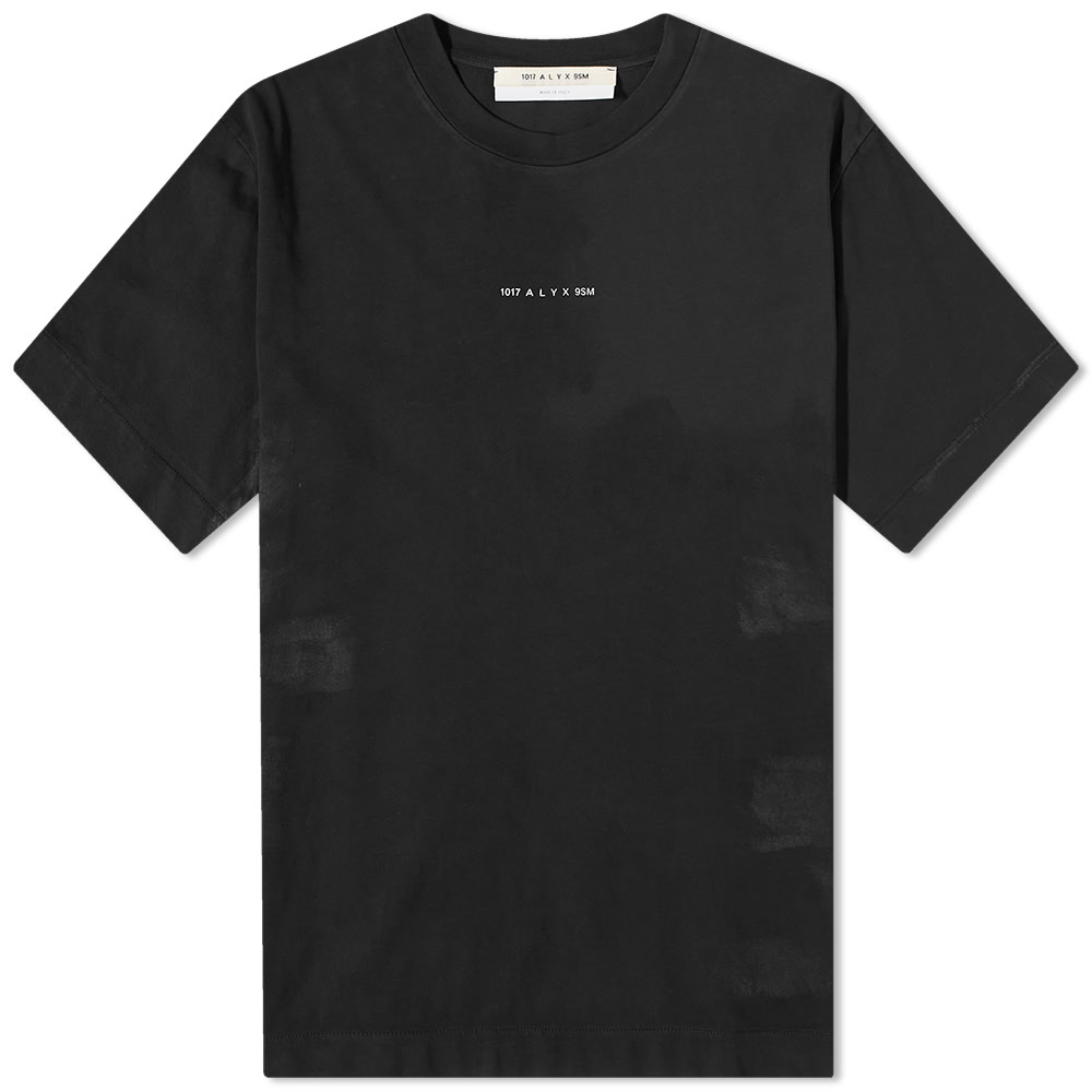 Футболка 1017 ALYX 9SM END. x 'Neon' Treated Logo Tee чорний | AXMTS0405FA01-BLK0001, 0