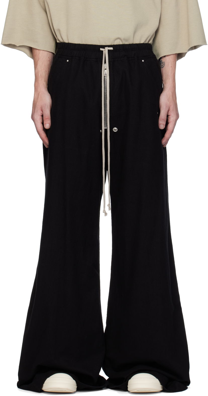 Штани Rick Owens Geth Belas Trousers чорний | DU02D2378 CFL
