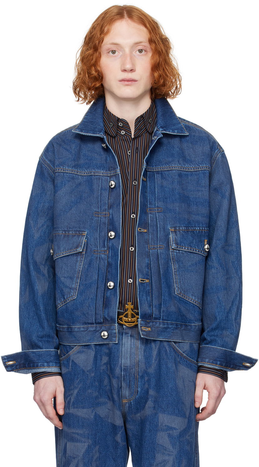 Куртка Vivienne Westwood Vivienne Westwood Marlene Denim Jacket Синій | 2801000E-W014L-