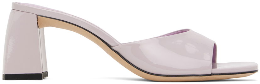 Кросівки та взуття BY FAR Romy Patent Leather Heels Фіолетовий | 23CRROMYMDAWP
