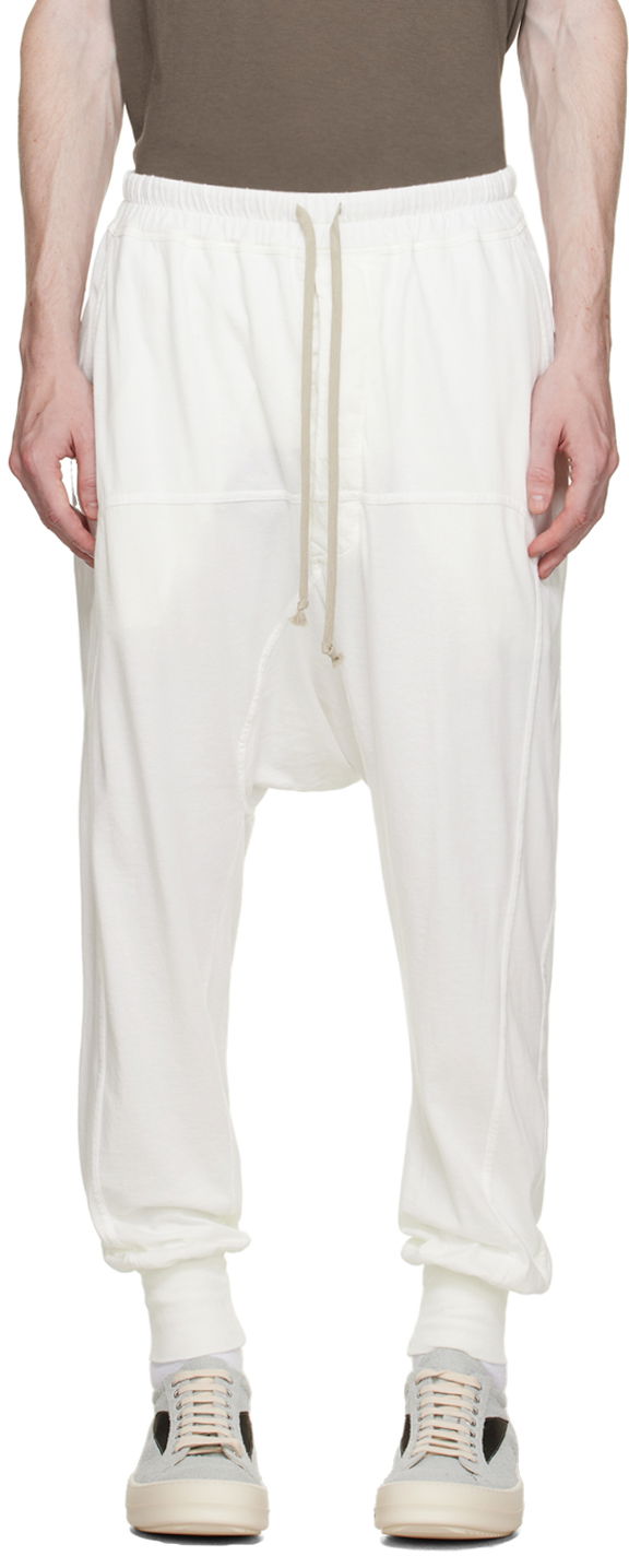 Спортивні штани Rick Owens DRKSHDW Drawstring Sweatpants білий | DU02C5395 RN, 0