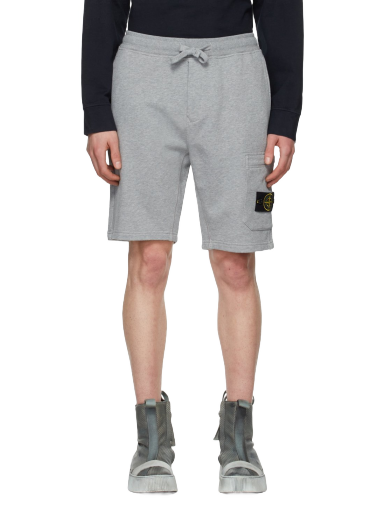 Шорти Stone Island Garment-Dyed Shorts Сірий | 761564651