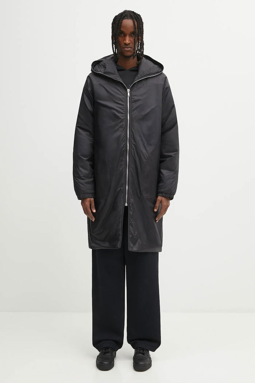 Парка Rick Owens DRKSHDW Sealed Windbreaker Hooded Long Parka чорний | DU02E7973.NP