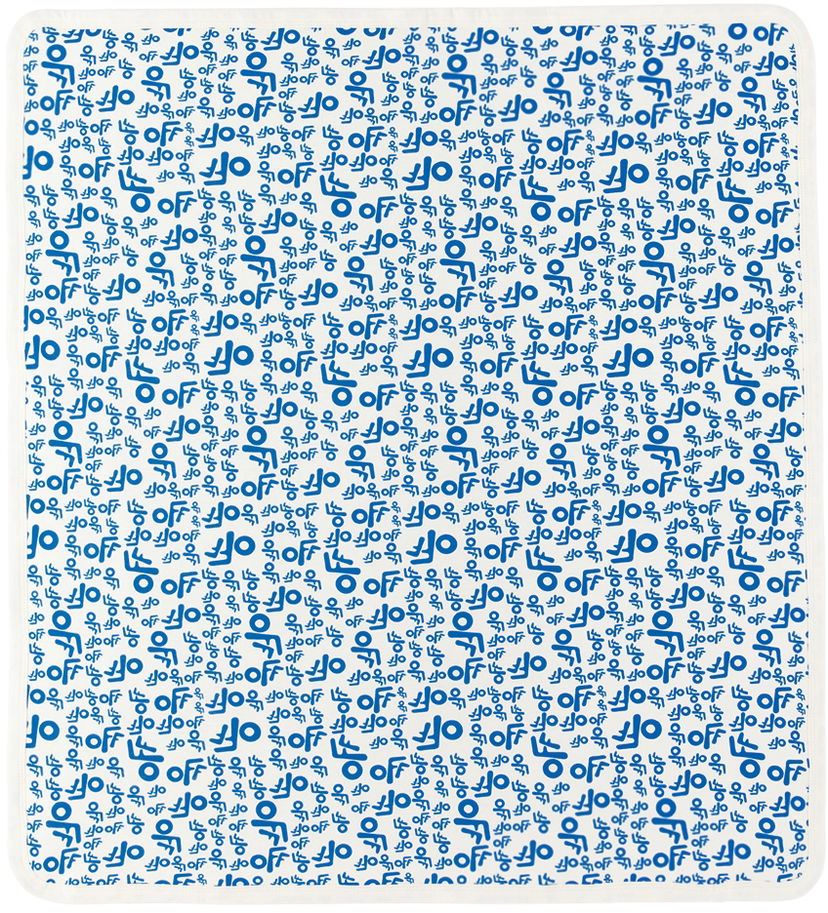 Аксесуари Off-White Kids 'AOP' Blanket Синій | OBXT001F22JER0010345