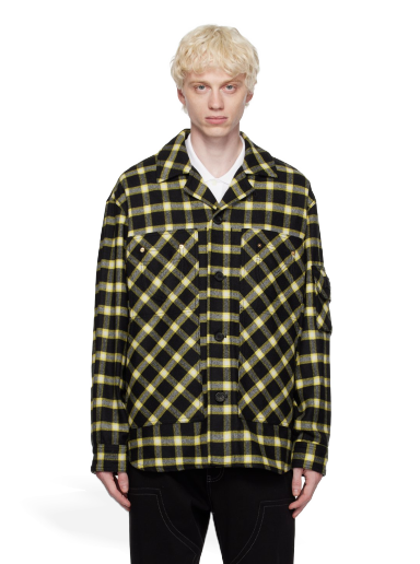 Сорочка Versace Check Shirt Жовтий | 1010265_1A07963