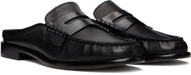 Одяг rag & bone rag & bone Carter Leather Mule Loafers чорний | WFF24FF033LE33, 3