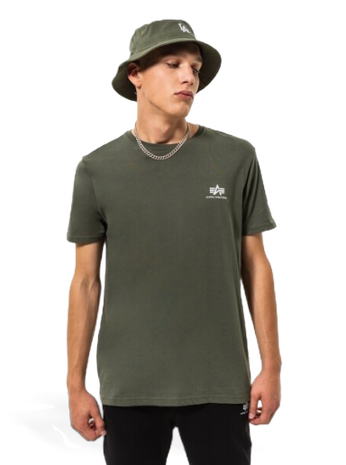 Футболка Alpha Industries T Small Logo Зелений | 188505-142