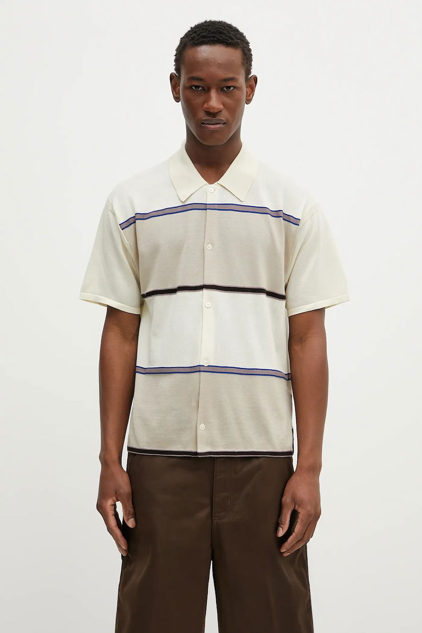 Сорочка Paul Smith Paul Smith Striped Knitted Shirt білий | M1R.263Z.P02680