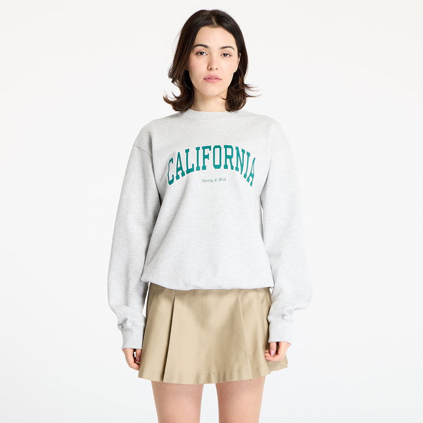 Світшоти Sporty & Rich Sporty & Rich California Crewneck Sweatshirt Сірий | ST071622501GY03