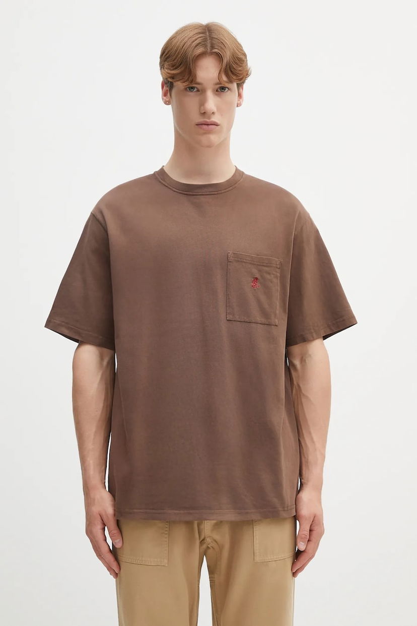 Футболка GRAMICCI Gramicci One Point Tee Pigment Dyed T-Shirt Коричневий | G304.OGJ.PG