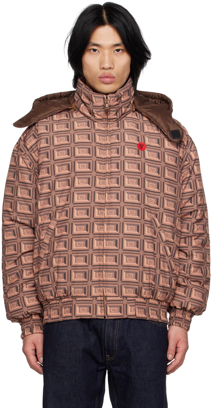 Пуховик BBC IceCream ICECREAM Chocolate Bomber Jacket Коричневий | IC22404