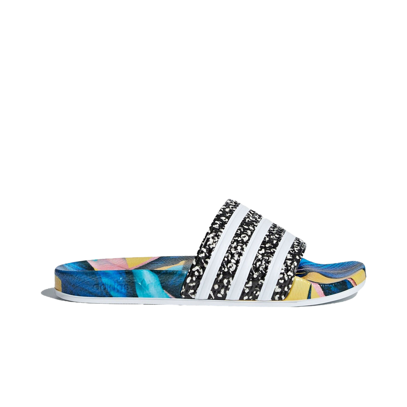 Кросівки та взуття adidas Originals Adilette Slides The Farm Tropical Leaf Print (W) Різнокольоровий | B28007