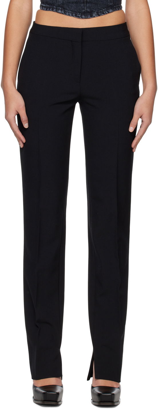 Штани Stella McCartney Stella McCartney Straight-Leg Trousers чорний | 6400743AU701