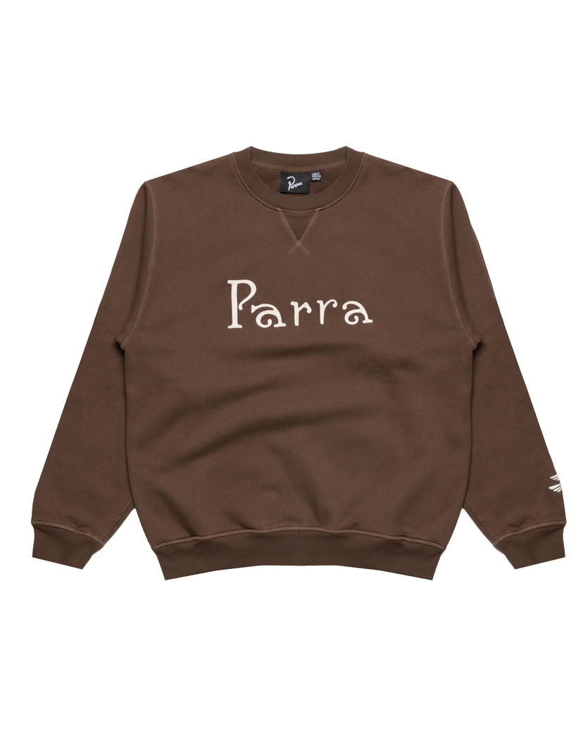 Світшоти By Parra Weird trad logo crew neck sweatshirt Коричневий | 54321