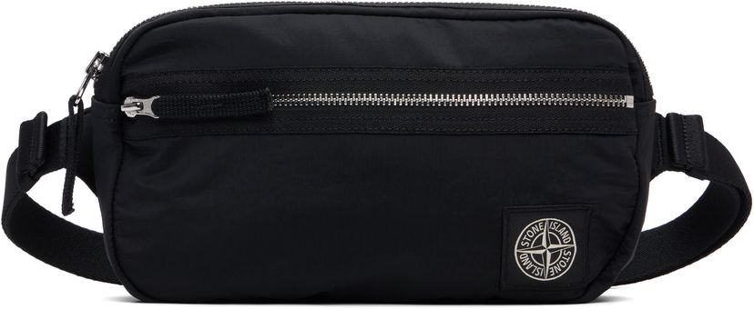Поясна сумка Stone Island Stone Island Coated Nylon Belt Bag чорний | K2S15 9200016 S0251