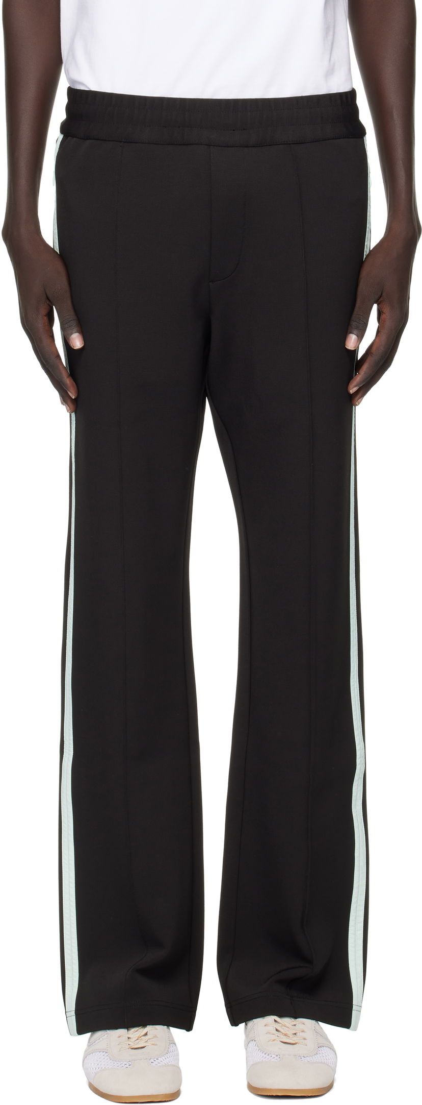 Спортивні штани Casablanca Casablanca Tech Nylon Trim Sweatpants чорний | MPF25-JTR-267-01
