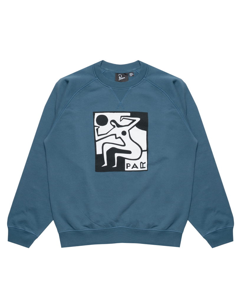 Cветр By Parra Parra Ball Sports Crew Neck Sweatshirt Синій | 53235