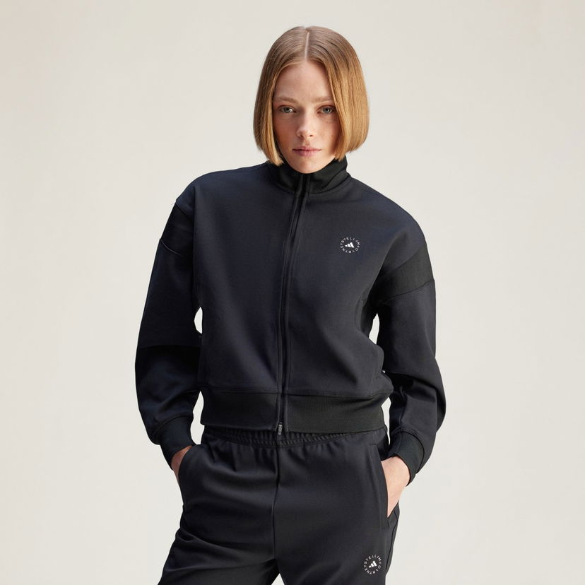 Світшоти adidas Performance adidas by Stella McCartney Knitted Track Jacket чорний | JJ0084